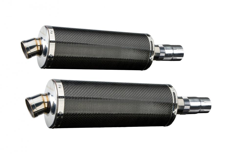 TRIUMPH LEGEND 900 1998-2001 Echappement Silencieux 350mm Ovale Carbone