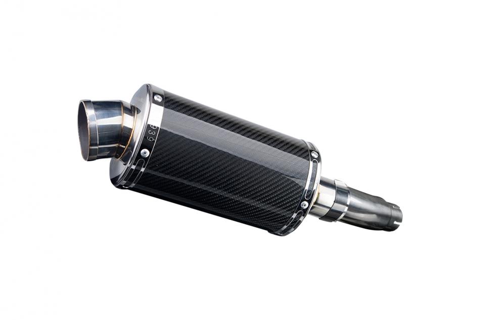 SUZUKI SFV650 GLADIUS 09-16 Echappement Silencieux 225mm Ovale Carbone PISTE