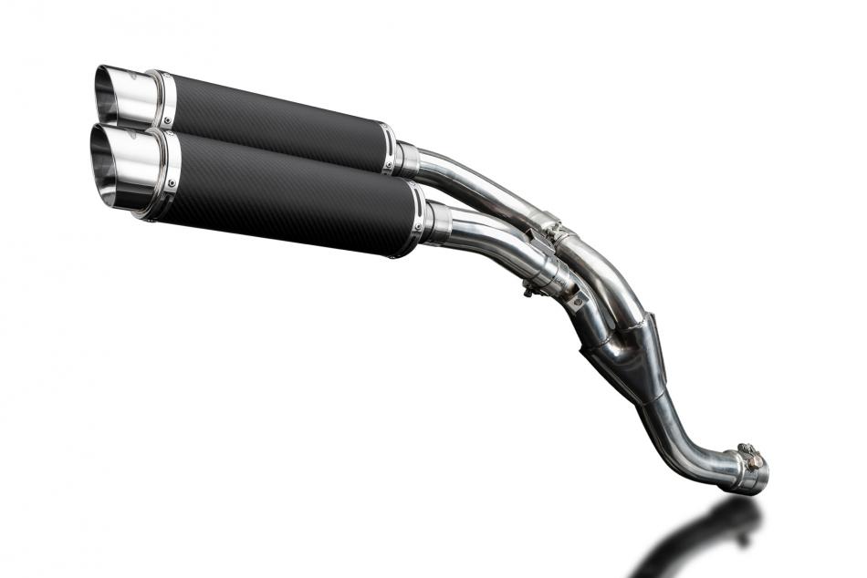Yamaha YZF-R1 YZFR1 2009-2014 Echappement KIT-Silencieux 350mm Rond Carbone
