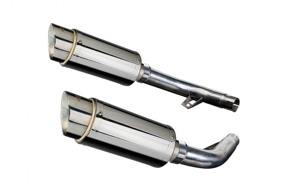 HONDA CBF1000/GT/ABS 2006-2011 Echappement Silencieux 2x200mm Rond Inox PISTE