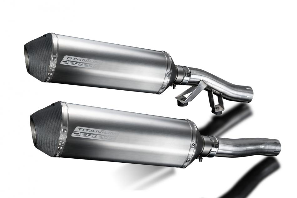 KAWASAKI GTR1000 CONCOURS 1986-2006 Echappement Silencieux 343mm X-Ovale Titane
