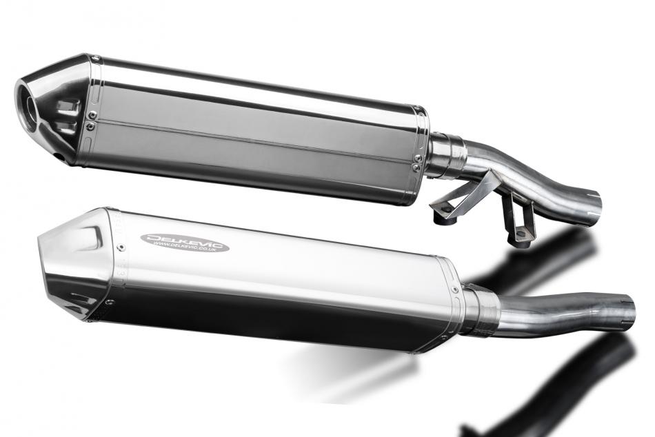 Kawasaki GTR1000 Concours 86-06 Echappement KIT-Silencieux 420mm Tri-Ovale Inox