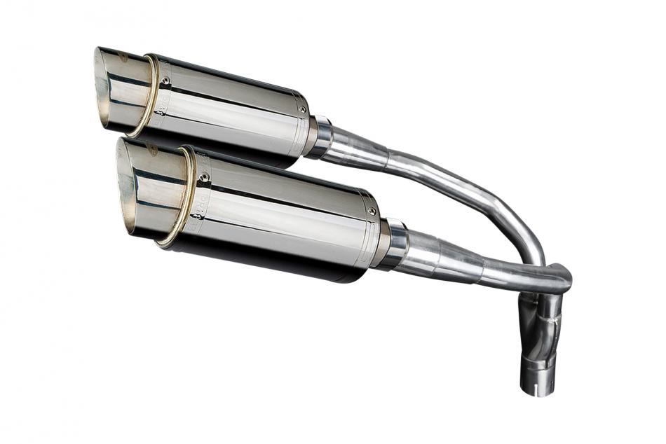 HONDA CB900F HORNET 2001-2009 Echappement HAUT Silencieux 200mm Rond Inox PISTE