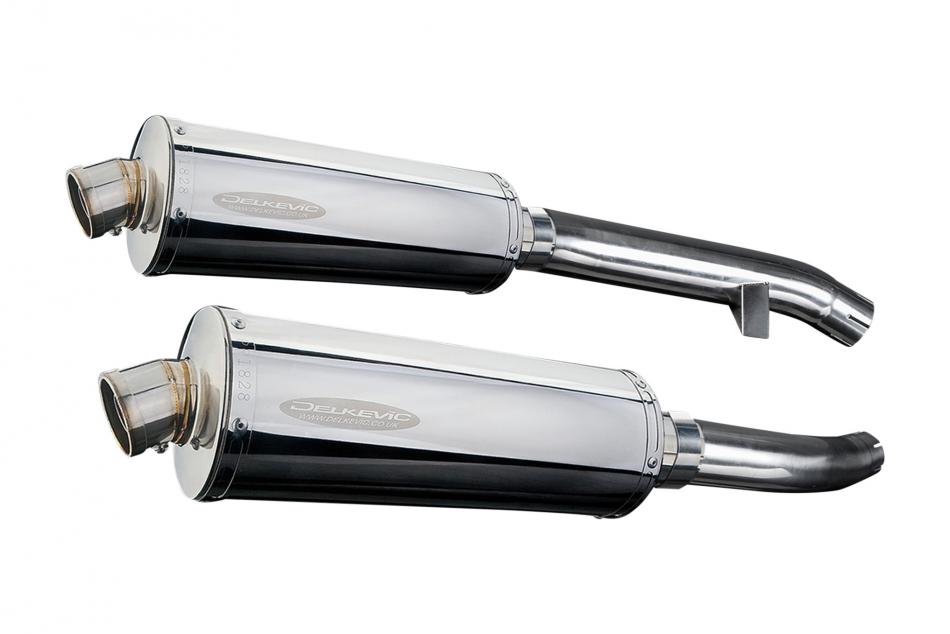 YAMAHA FJR1300 2001-2005 Echappement Silencieux 350mm Ovale Inox