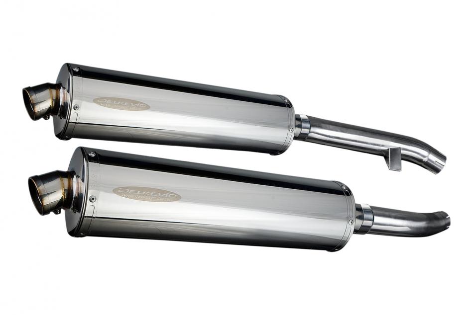 YAMAHA FJR1300 2001-2005 Echappement Silencieux 450mm Ovale Inox