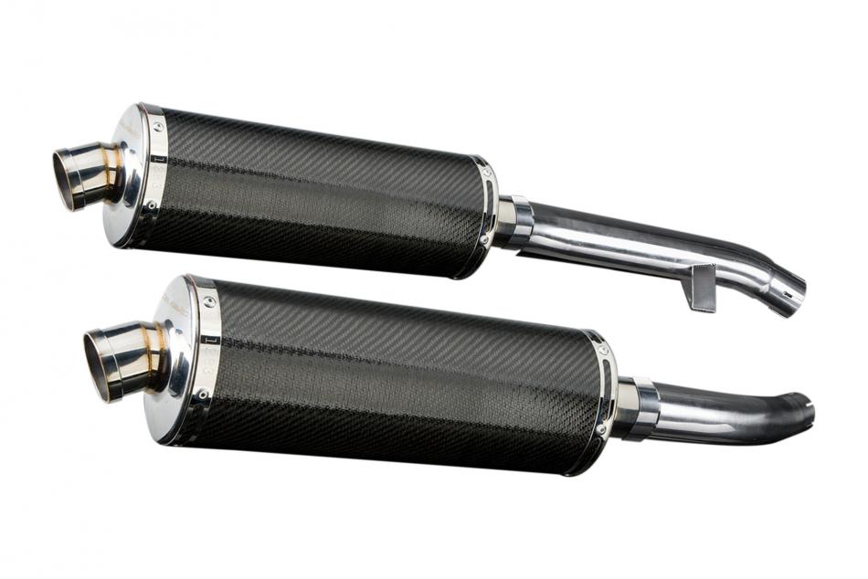 YAMAHA FJR1300 2001-2005 Echappement Silencieux 350mm Ovale Carbone