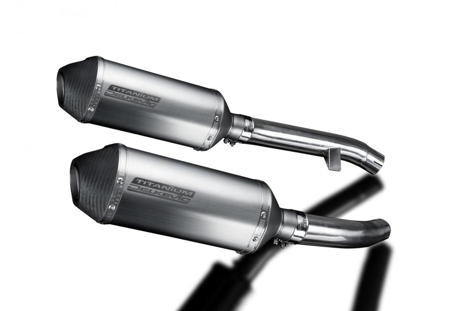 YAMAHA FJR1300 2001-2005 Echappement Silencieux 260mm X-Ovale Titane