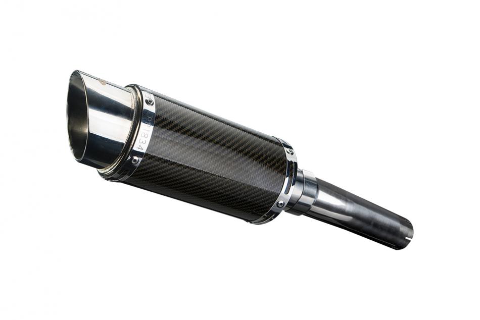HONDA CBR600F 1987-1990 Echappement Silencieux 200mm Rond Carbone PISTE