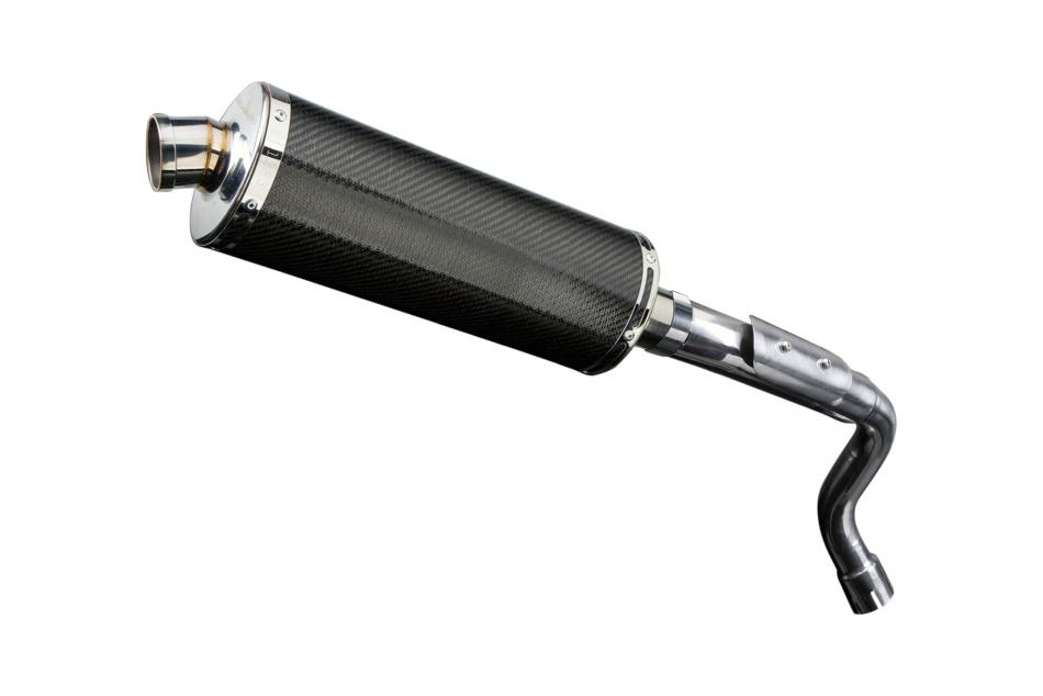 HONDA CB600F HORNET 2003-2006 Echappement HAUT Silencieux 350mm Ovale Carbone