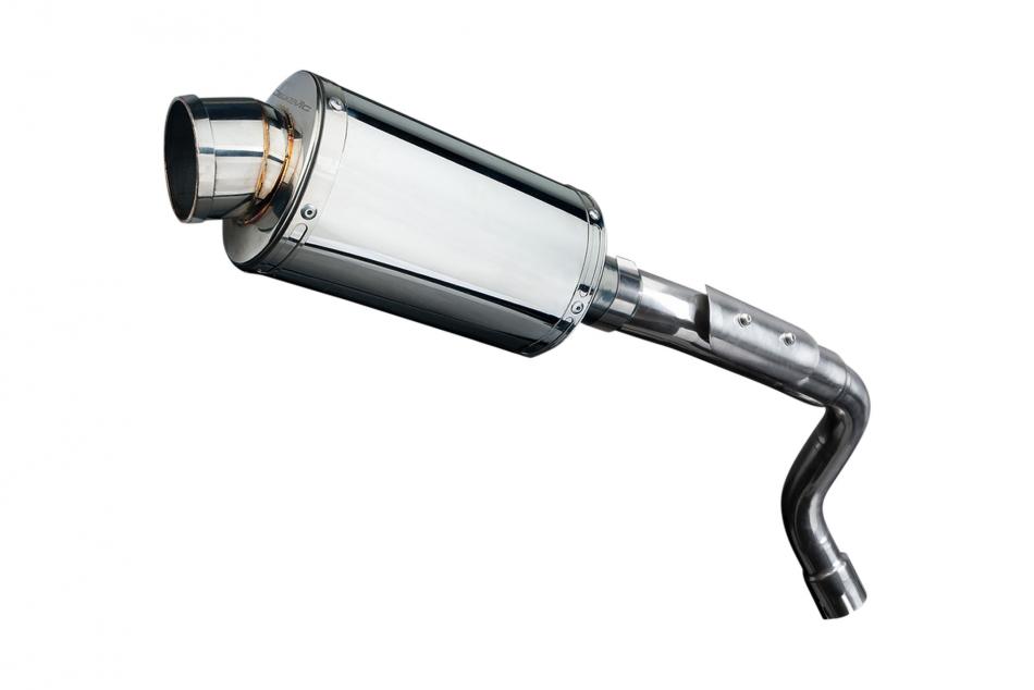 HONDA CB600F HORNET 2003-2006 Echappement HAUT Silencieux 225mm Ovale Inox PISTE