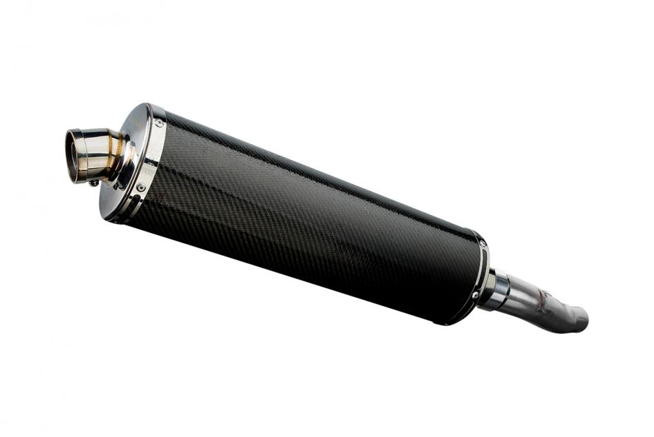 TRIUMPH SPRINT GT1050 2010-2015 Echappement Silencieux 450mm Ovale Carbone