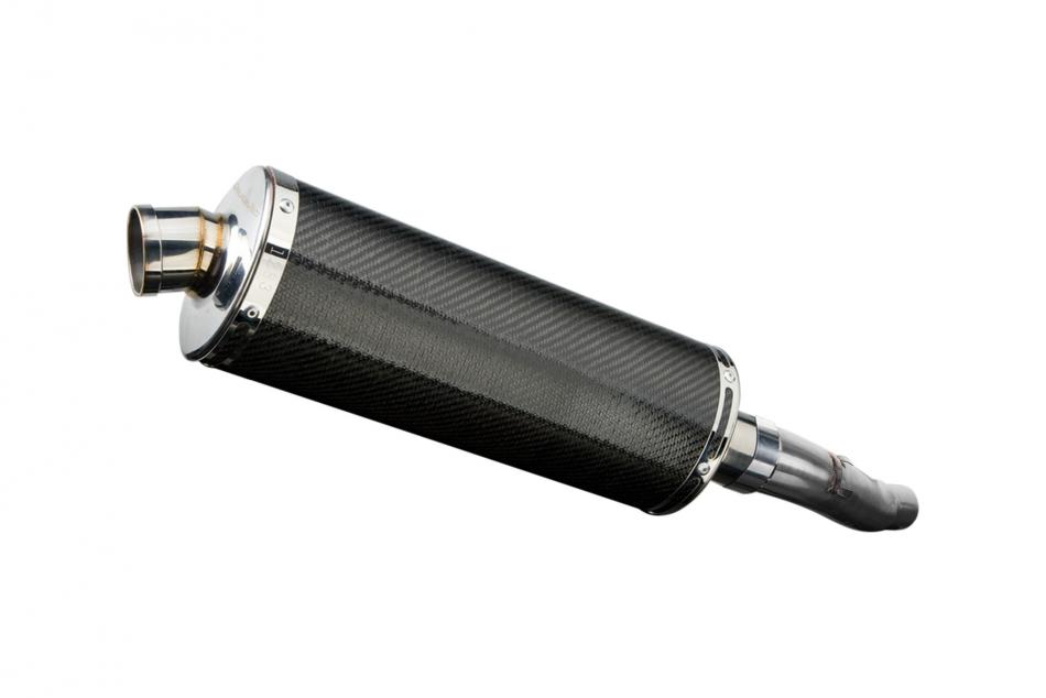 TRIUMPH SPRINT GT1050 2010-2015 Echappement Silencieux 350mm Ovale Carbone