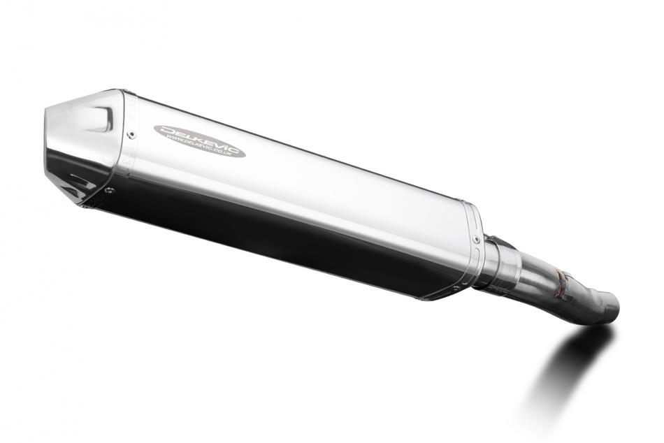 Triumph Sprint GT1050 2011-2015 Echappement KIT-Silencieux 420mm Tri-Ovale Inox