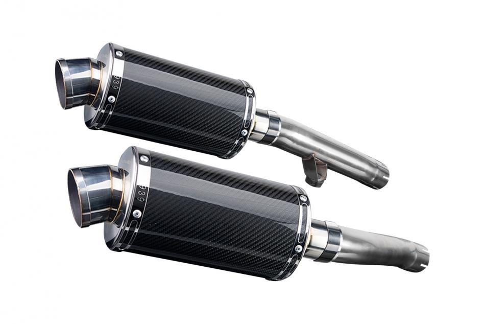 YAMAHA FJ1200 3CV 1988-1990 Echappement Silencieux 225mm Ovale Carbone PISTE