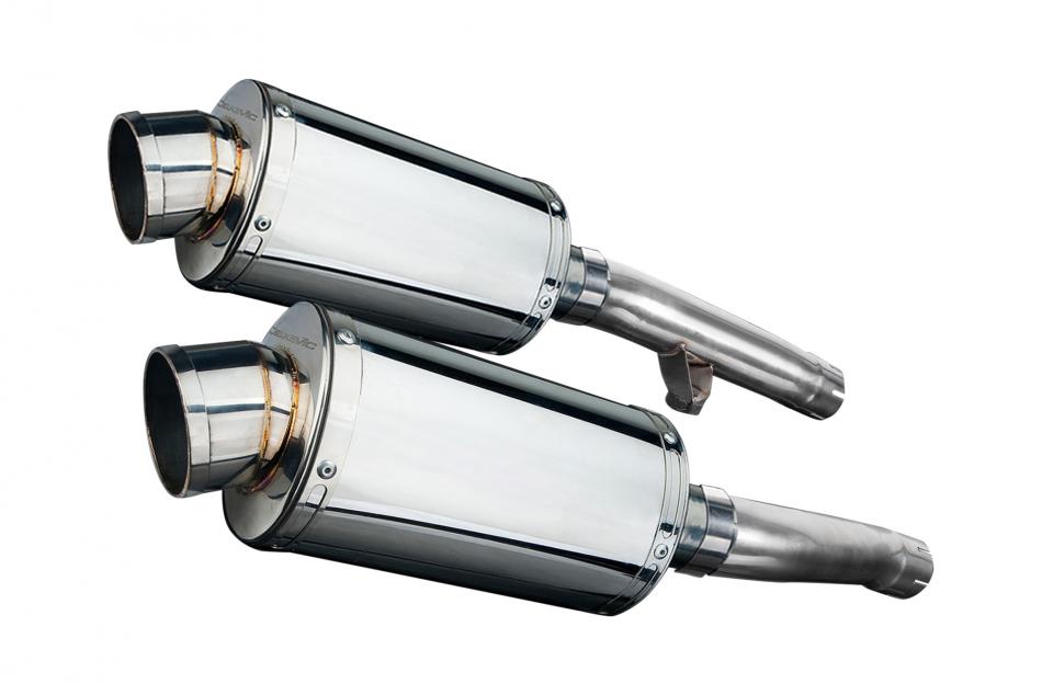 YAMAHA FJ1200 3CV 1988-1990 Echappement Silencieux 225mm Ovale Inox PISTE