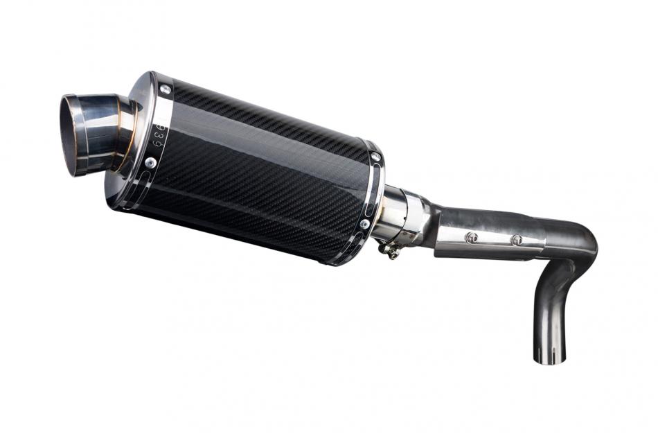 HONDA CB600F HORNET 1998-2002 Echappement Silencieux 225mm Ovale Carbone PISTE