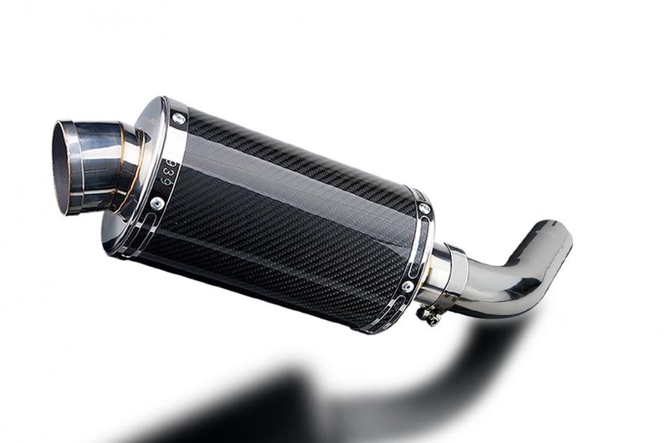 HONDA VFR800F VFR800X X-runner 2014-2019 Echappement Pot 225 Ovale Carbone PISTE