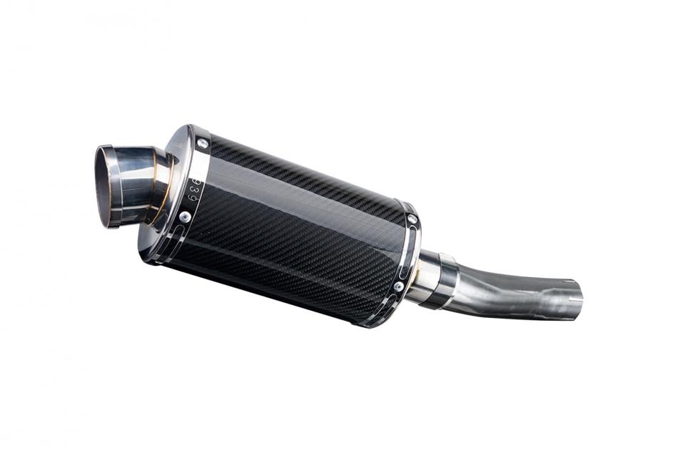 HONDA CB500F 2013-2015 Echappement Silencieux 225mm Ovale Carbone PISTE