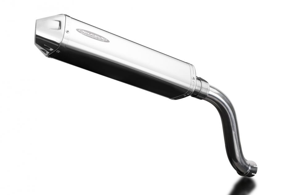 Suzuki SV650 1998-2002 Echappement KIT-Silencieux 420mm Tri-Ovale Inox