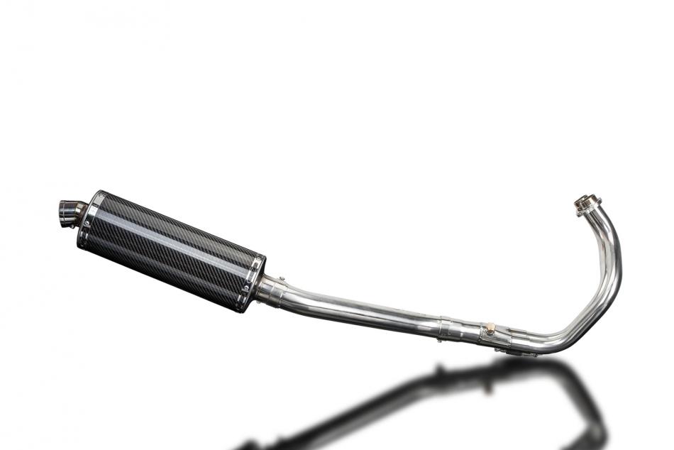 YAMAHA MT07 2014-2021 Echappement 2-1 Complet Silencieux 350mm Ovale Carbone