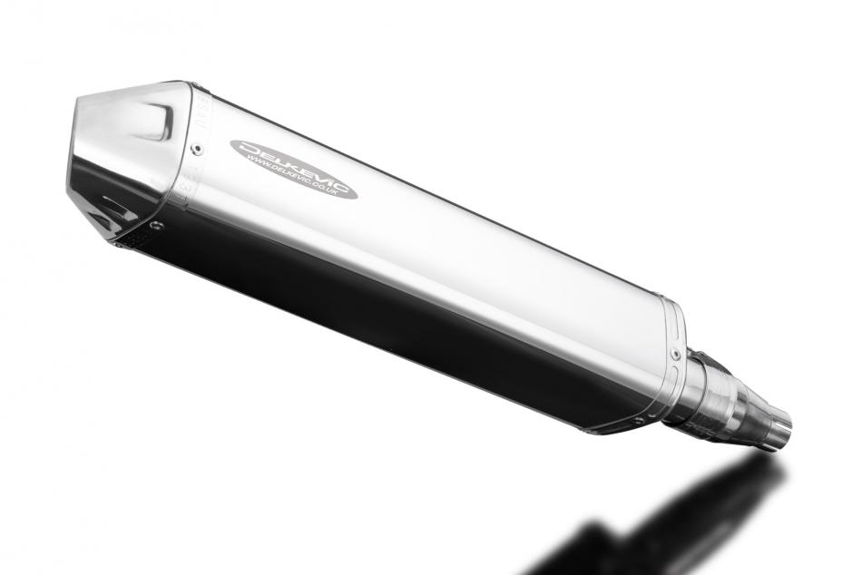 Kawasaki J300 2014-2020 Echappement KIT-Silencieux 420mm Tri-Ovale Inox