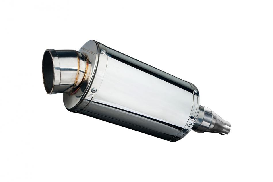 KAWASAKI J300 2014-2020 Echappement Silencieux 225mm Ovale Inox PISTE