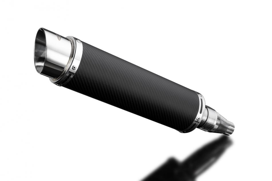 KAWASAKI J300 2014-2020 Echappement Silencieux 350mm Rond Carbone