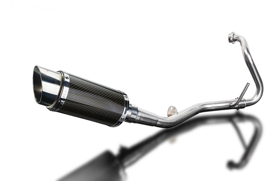 YAMAHA YZF-R125 2008-2013 Echappement Complet DECAT 200mm Rond Carbone PISTE