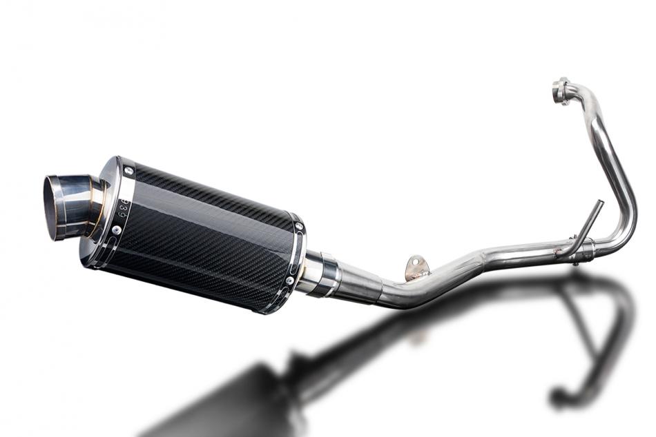 YAMAHA YZF-R125 2008-2013 Echappement Complet DECAT 225mm Ovale Carbone PISTE