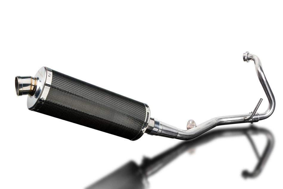 YAMAHA YZF-R125 2008-2013 Echappement Complet DECAT 350mm Ovale Carbone