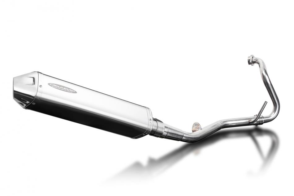 Yamaha YZF-R125 2008-2013 Echappement Complet Silencieux 420mm Tri-Ovale Inox