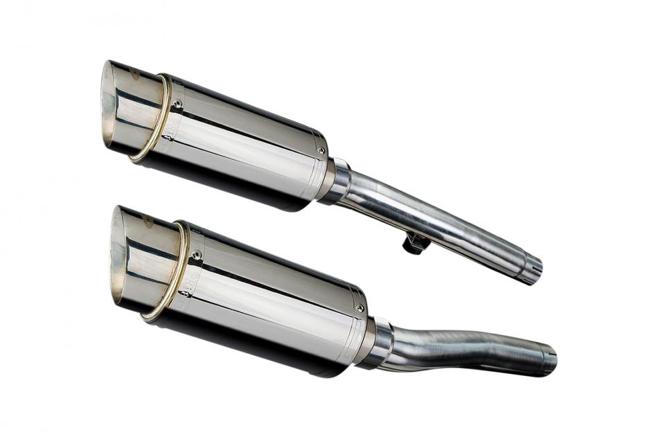 TRIUMPH Trophy 1200 1991-1993 Echappement Silencieux 200mm Rond Inox PISTE