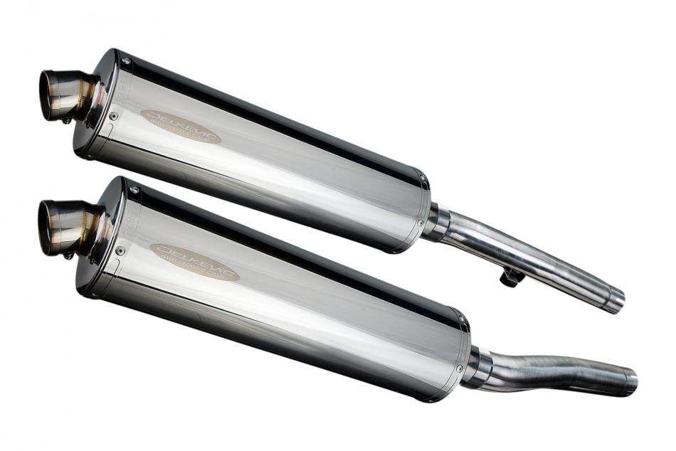 TRIUMPH TROPHY 1200 1991-1993 Echappement Silencieux 450mm Ovale Inox