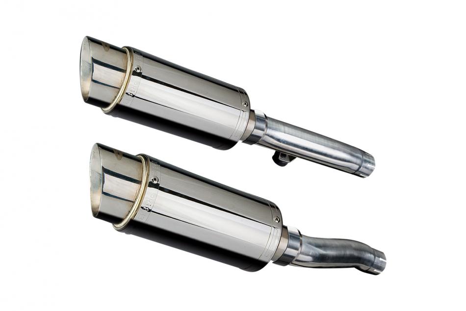 TRIUMPH Trident 750 1994-1998 Echappement Silencieux 200mm Rond Inox PISTE