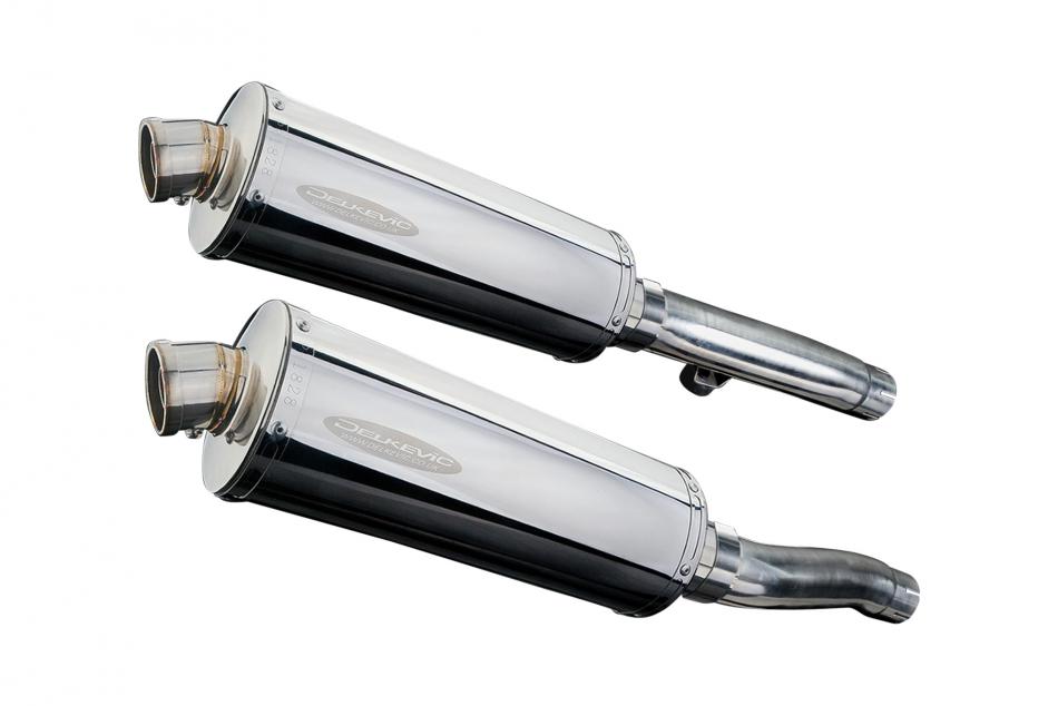 Triumph Trident 750 94 95 96 97 98 KIT-Silencieux 350mm Ovale Inox