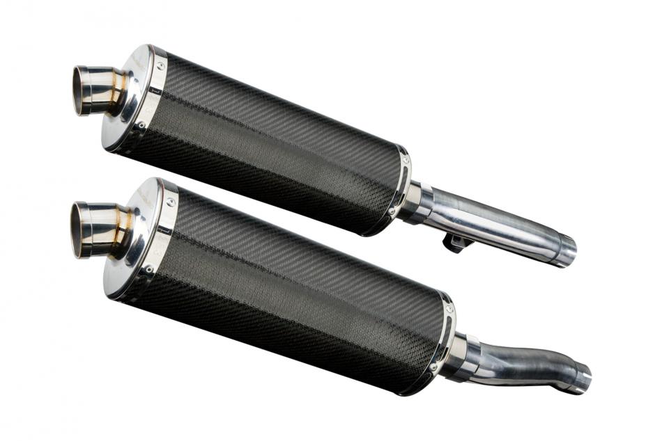 TRIUMPH TRIDENT 750 1994-1998 Echappement Silencieux 350mm Ovale Carbone