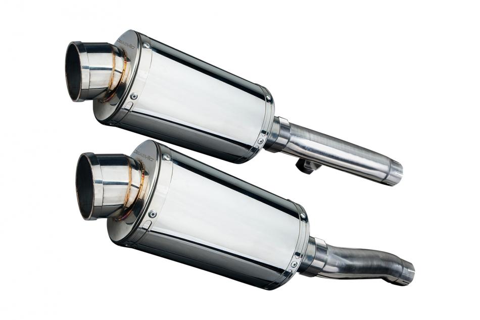 TRIUMPH Trident 750 1994-1998 Echappement Silencieux 225mm Ovale Inox PISTE