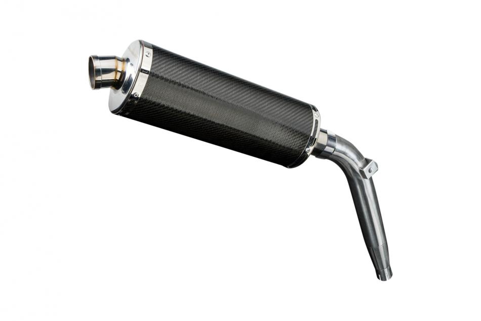 HONDA XL125V VARADERO 2001-2016 Echappement Silencieux 350mm Ovale Carbone