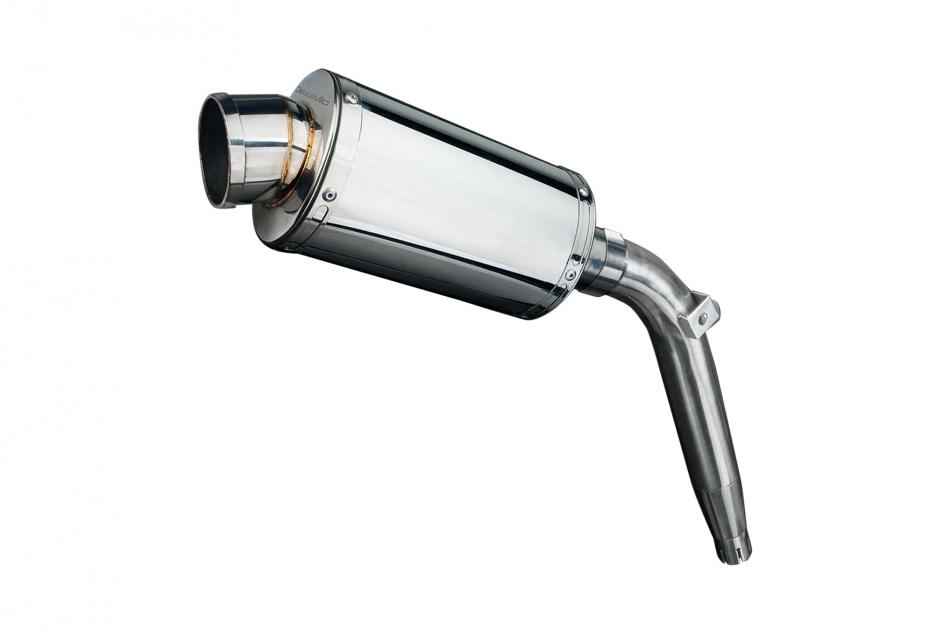 HONDA XL125V VARADERO 2001-2016 Echappement Silencieux 225mm Ovale Inox PISTE