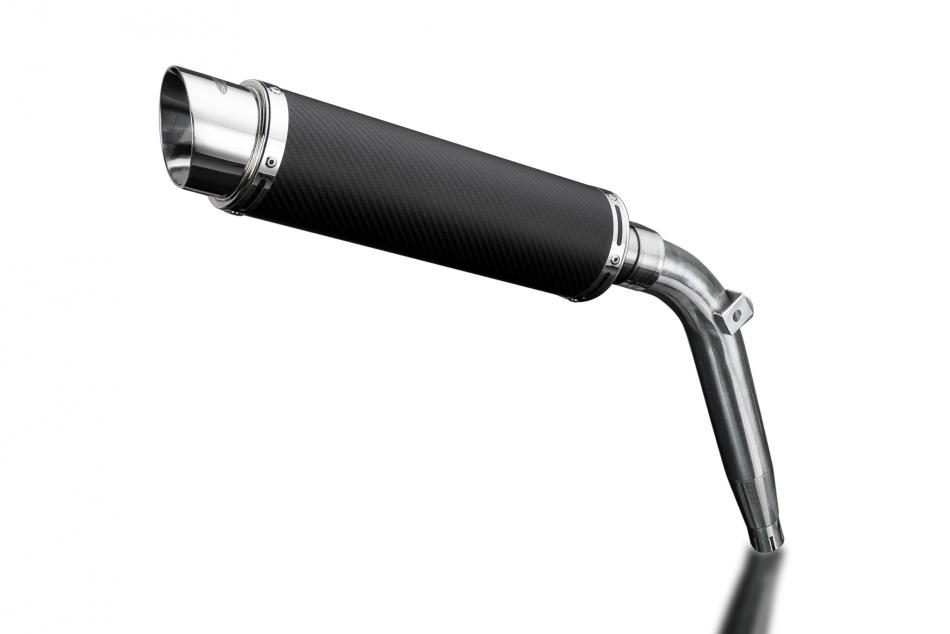 HONDA XL125V VARADERO 2001-2016 Echappement Silencieux 350mm Rond Carbone