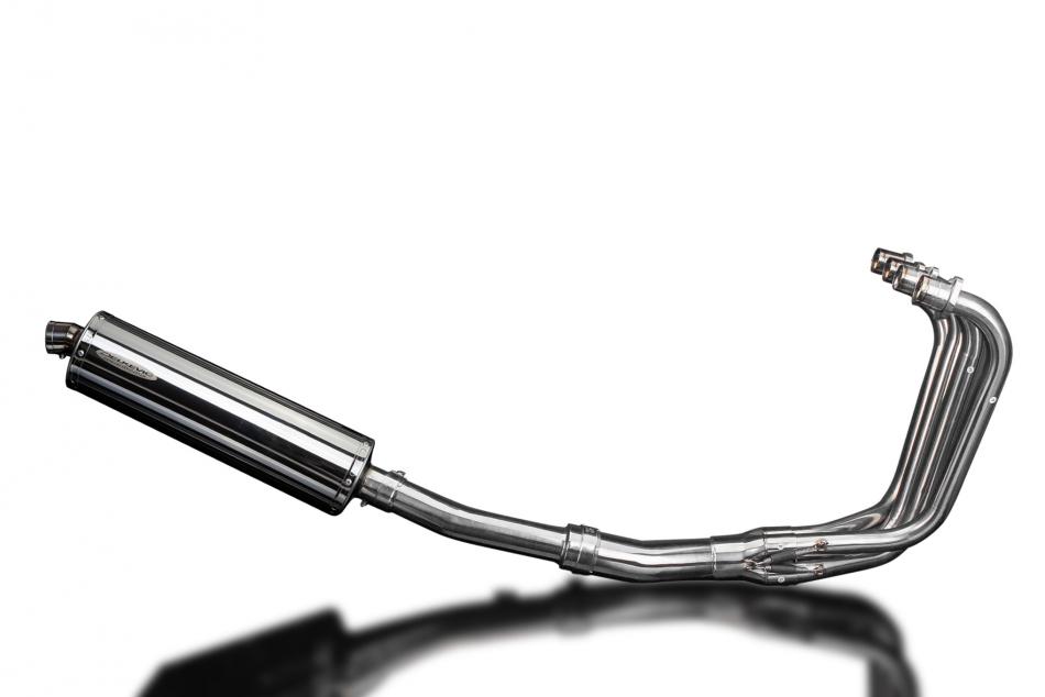 KAWASAKI ZR7S 1999-2004 Echappement 4-1 Complet 450mm Ovale Inox
