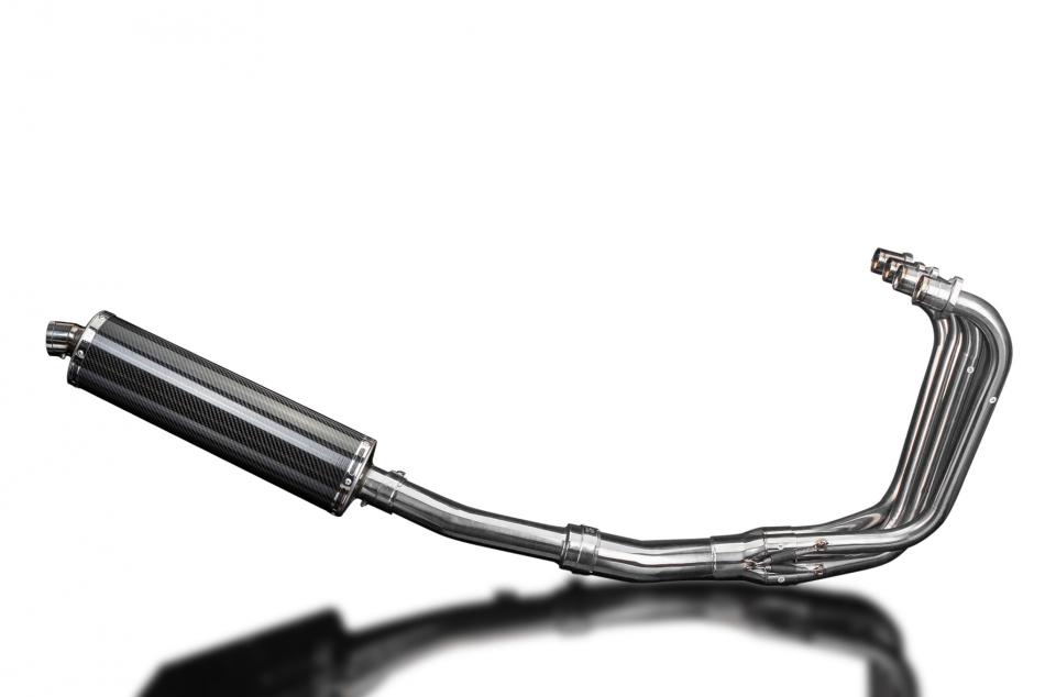 KAWASAKI ZR7S 99-04 Echappement Complet 4-1 Silencieux 450 Ovale Carbone