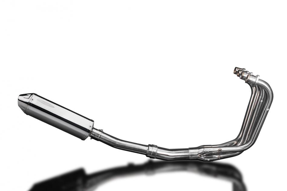 KAWASAKI ZR7S 1999-2004 Echappement Complet 4-1 Silencieux 320mm Tri-Ovale Inox