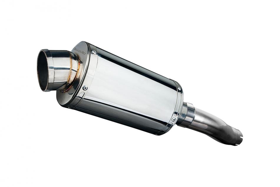 HONDA CB600F HORNET 2007-2014 Echappement Silencieux 225mm Ovale Inox PISTE