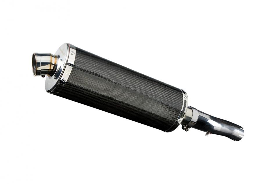 HONDA CBR600F ABS 2011-2013 Echappement BAS Silencieux 350mm Ovale Carbone