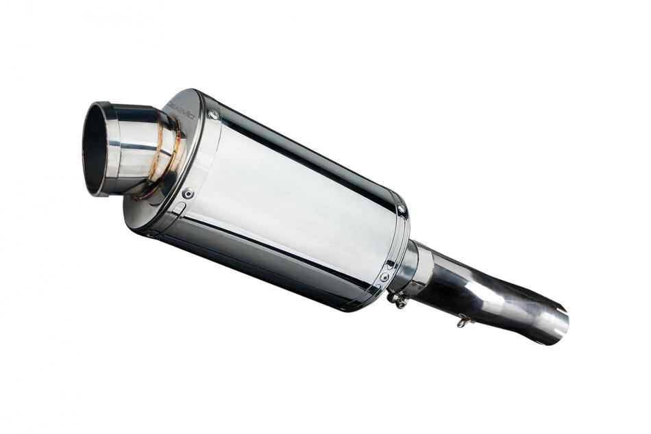 HONDA CBR600F ABS 2011-2013 Echappement BAS Silencieux 225mm Ovale Inox PISTE