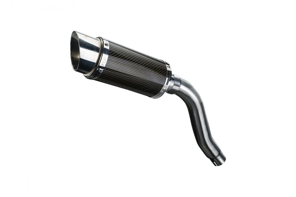 HONDA XL700VA TRANSALP 08-14 Echappement Silencieux 200mm Rond Carbone PISTE