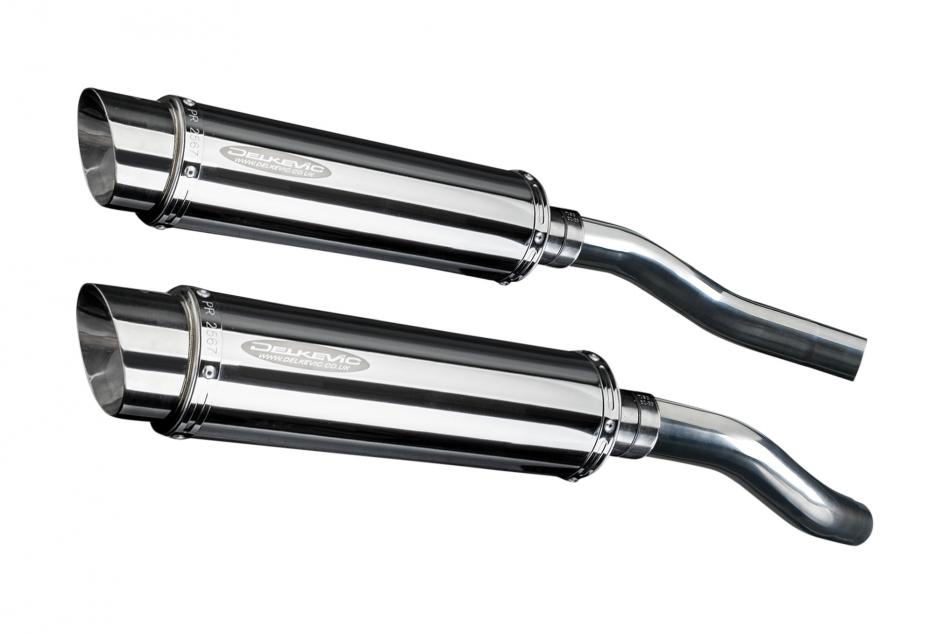 HONDA ST1300 ABS PAN EUROPEAN 2002-2017 Echappement Silencieux 350mm Rond Inox