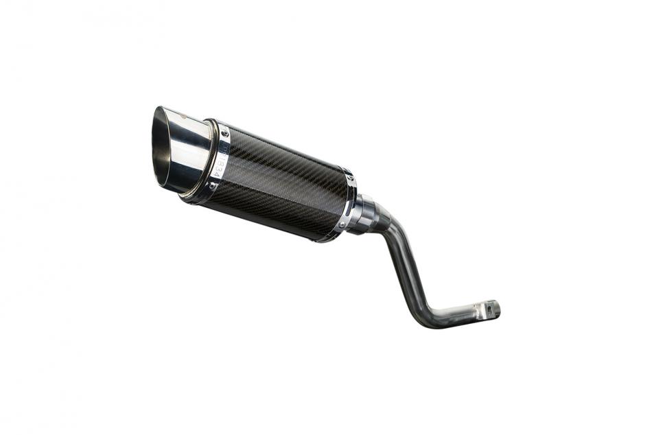 HONDA XR125L 2003-2010 Echappement Silencieux 200mm Rond Carbone PISTE