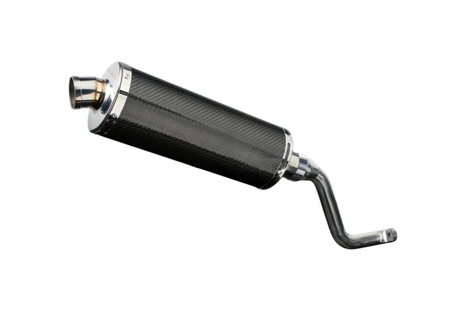 HONDA XR125L 2003-2010 Echappement Silencieux 350mm Ovale Carbone